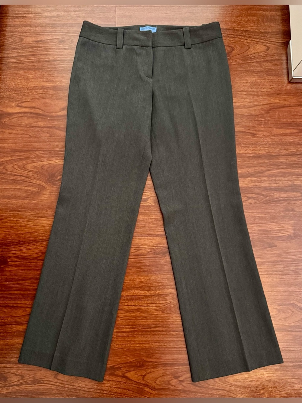Simply Vera Vera Wang Grey Straight Dress Pants